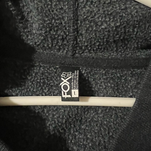 Dark grey Fox brand sweatshirt with hood - Picture 2 of 3